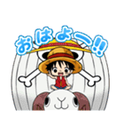 ONE PIECE ルフィのスタンプ（個別スタンプ：5）