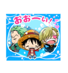 ONE PIECE ルフィのスタンプ（個別スタンプ：9）