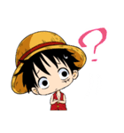 ONE PIECE ルフィのスタンプ（個別スタンプ：12）