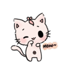 ピンクの子猫Meoww New（個別スタンプ：37）