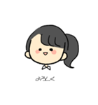 かわいいおなごのスタンプ（個別スタンプ：8）