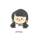 かわいいおなごのスタンプ（個別スタンプ：11）