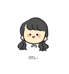 かわいいおなごのスタンプ（個別スタンプ：18）