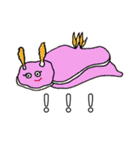 画伯のウミウシたち（個別スタンプ：17）