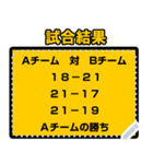 【試合結果・対戦相手情報スタンプ】（個別スタンプ：1）