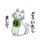 御朱印猫の狛猫さん 2（個別スタンプ：6）