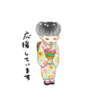 和装女子（個別スタンプ：13）