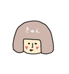 くすみカラーのおかっぱちゃん（個別スタンプ：13）