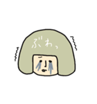 くすみカラーのおかっぱちゃん（個別スタンプ：22）