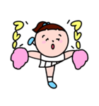 【かわいい女の子】毎日使いやすいスタンプ（個別スタンプ：14）