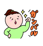 【かわいい女の子】毎日使いやすいスタンプ（個別スタンプ：15）