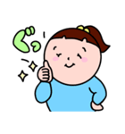 【かわいい女の子】毎日使いやすいスタンプ（個別スタンプ：23）