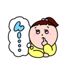 【かわいい女の子】毎日使いやすいスタンプ（個別スタンプ：25）