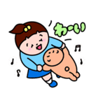 【かわいい女の子】毎日使いやすいスタンプ（個別スタンプ：38）