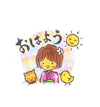和服ガールの日常スタンプ（個別スタンプ：38）