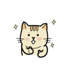 かわいい猫ドンドン。（個別スタンプ：4）