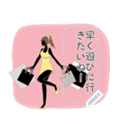 働く女子へ（個別スタンプ：9）