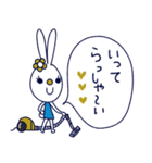 ハッピーラビット♡敬語で丁寧に（個別スタンプ：3）