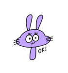 うさ-プル（個別スタンプ：1）