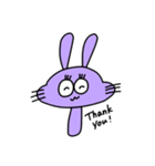 うさ-プル（個別スタンプ：4）