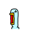 水色のやつと仲間たち（個別スタンプ：1）