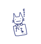 無表情くらいがちょうどいいねこ（個別スタンプ：3）