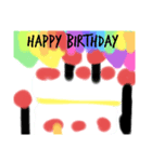 HAPPY〜Birthday（個別スタンプ：2）