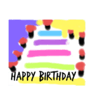HAPPY〜Birthday（個別スタンプ：6）