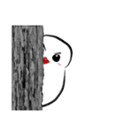 気高き文鳥 ばーぶ雪さん（個別スタンプ：2）