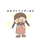 みつあみちゃん、時々あにまるず（個別スタンプ：15）
