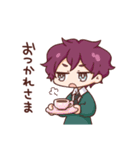 ログとおぎもせんせい（個別スタンプ：25）