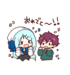 ログとおぎもせんせい（個別スタンプ：40）