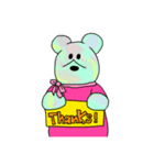 ほんわかクマオリジナルキャラ（個別スタンプ：5）