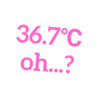 体温スタンプ（個別スタンプ：7）
