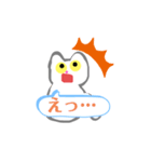 白猫のきもち（個別スタンプ：6）