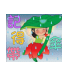 花の妖精ビッグフォント超実用的なの挨拶（個別スタンプ：30）