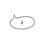 シンプル吹き出し(1)英語版（個別スタンプ：12）