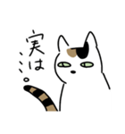 白三毛猫のタマさん。（個別スタンプ：27）