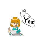 感情系女子（個別スタンプ：7）