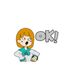 感情系女子（個別スタンプ：19）