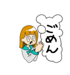 感情系女子（個別スタンプ：40）