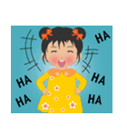 超実用的な毎日の語彙、かわいい女の子(英)（個別スタンプ：6）