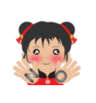 超実用的な毎日の語彙、かわいい女の子(英)（個別スタンプ：10）