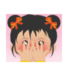 超実用的な毎日の語彙、かわいい女の子(英)（個別スタンプ：19）