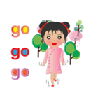 超実用的な毎日の語彙、かわいい女の子(英)（個別スタンプ：25）