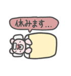 くまですよ？（個別スタンプ：15）