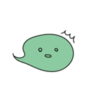 オバケっぽいヘビ（個別スタンプ：1）