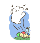 なかよしくまちゃんのBIGスタンプ（個別スタンプ：40）