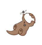 カワウソちゃんのスタンプ（個別スタンプ：4）