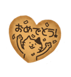 メッセージ入り焼き菓子★ネコクッキー（個別スタンプ：16）